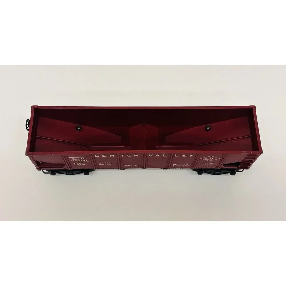 Lionel Postwar Lehigh Valley Hopper Car 6456 Maroon w/ OB